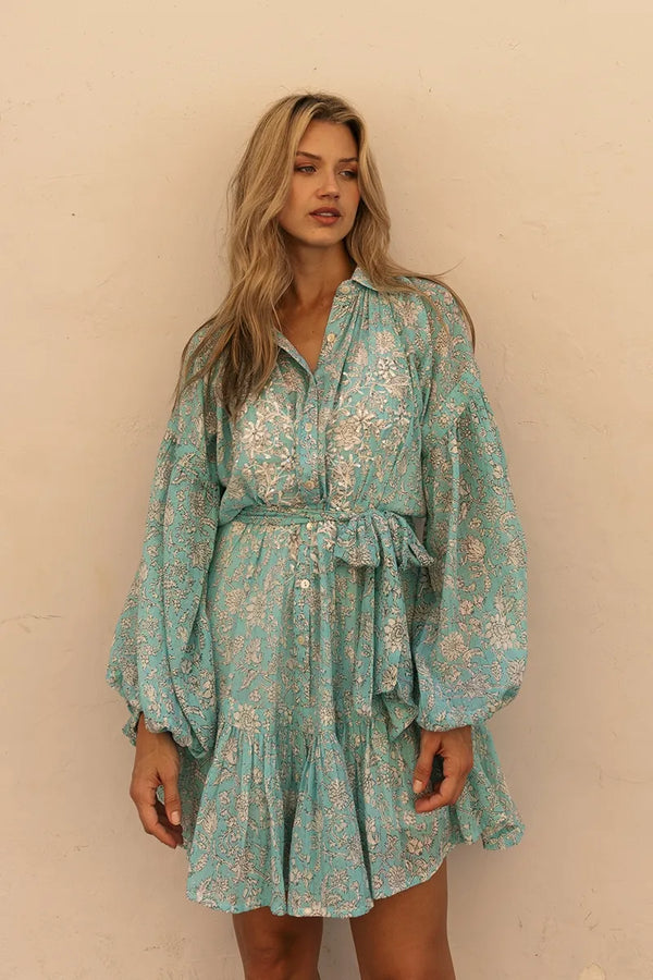 Short Dress Pia Blue