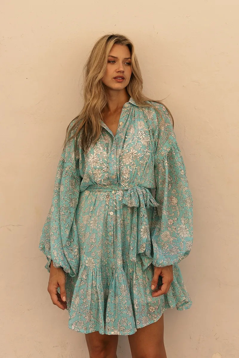Short Dress Pia Blue