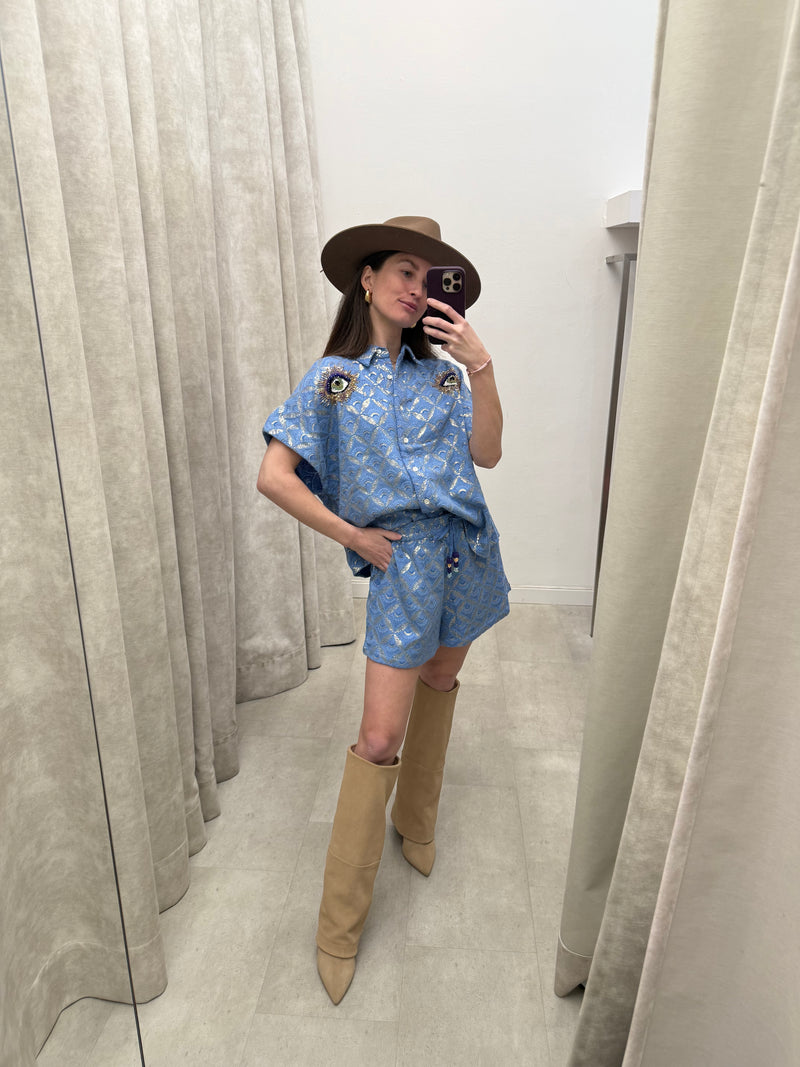 Short Wild blue