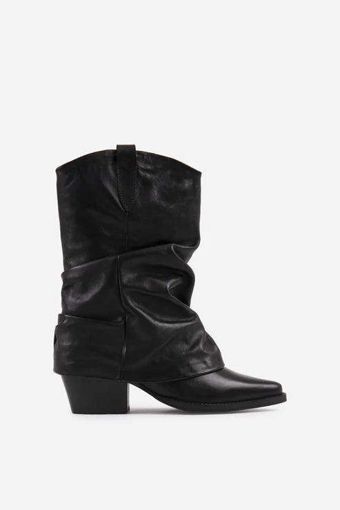 JUKESON  WESTERN ANKLE BOOT Black