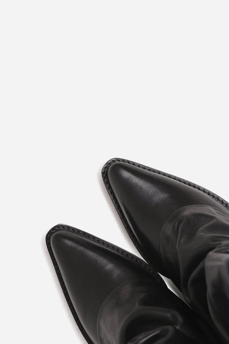 JUKESON  WESTERN ANKLE BOOT Black
