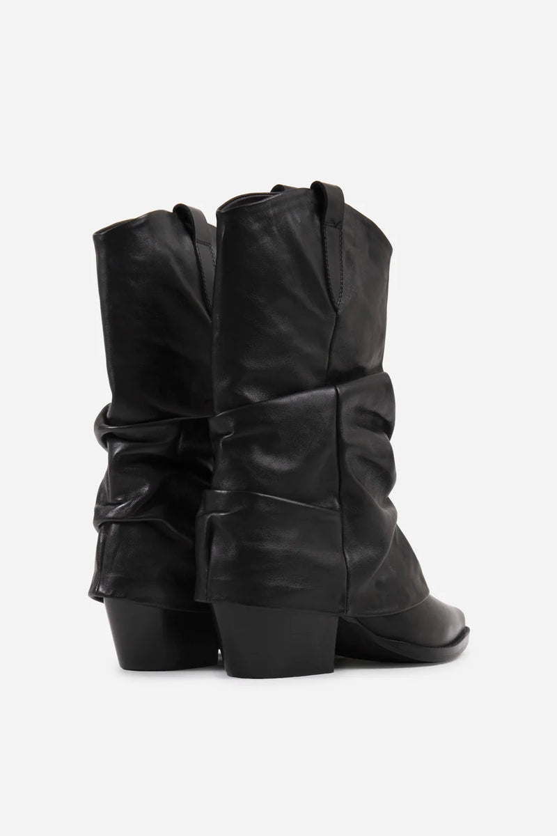 JUKESON  WESTERN ANKLE BOOT Black