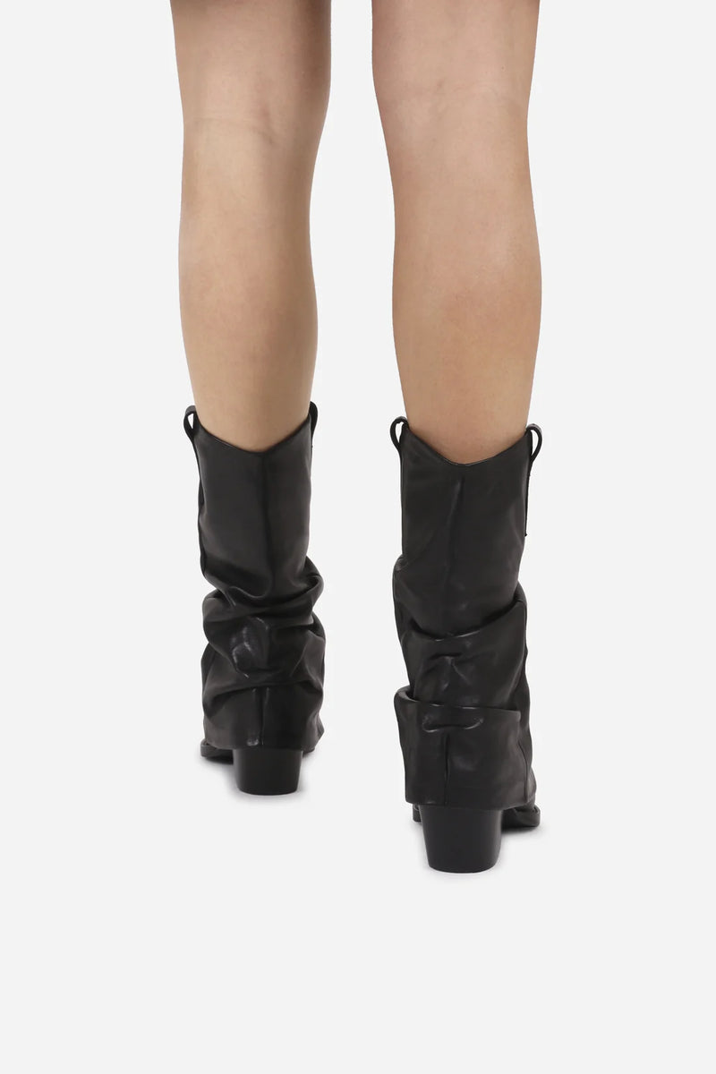JUKESON  WESTERN ANKLE BOOT Black