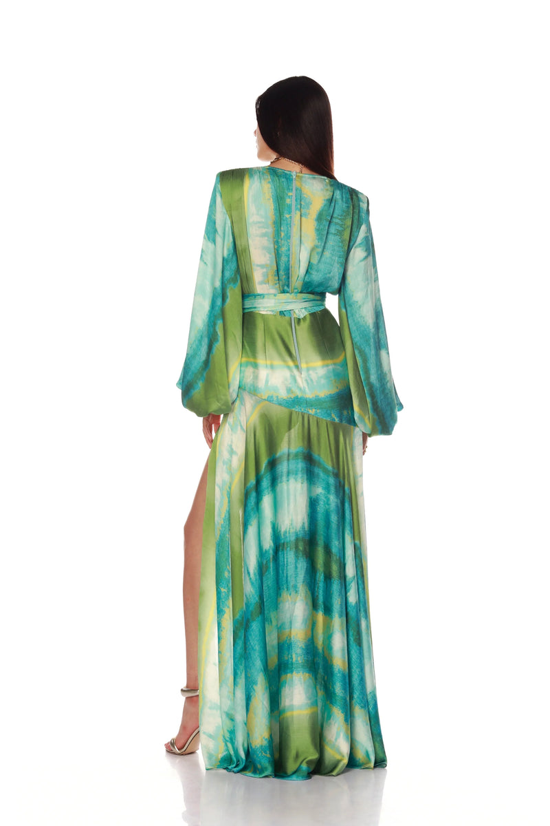 Carmen Coastal Maxi Dress