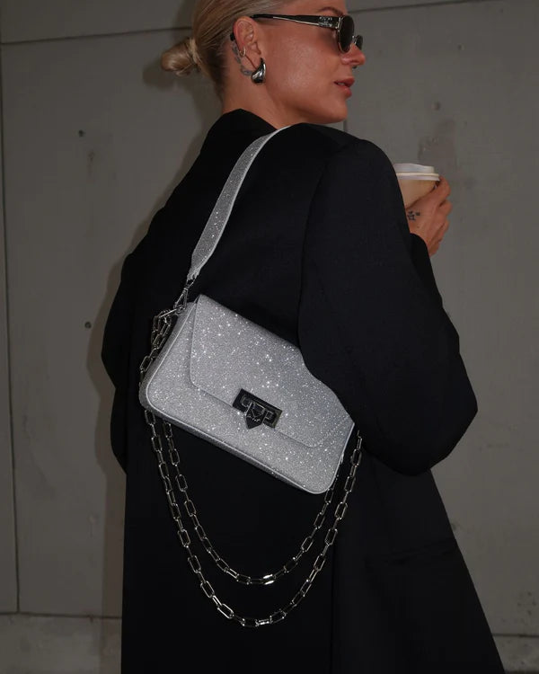 BIG TOAST SHOULDER BAG GLITTER