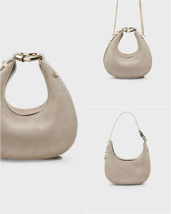 HALFMOON BAG TAUPE