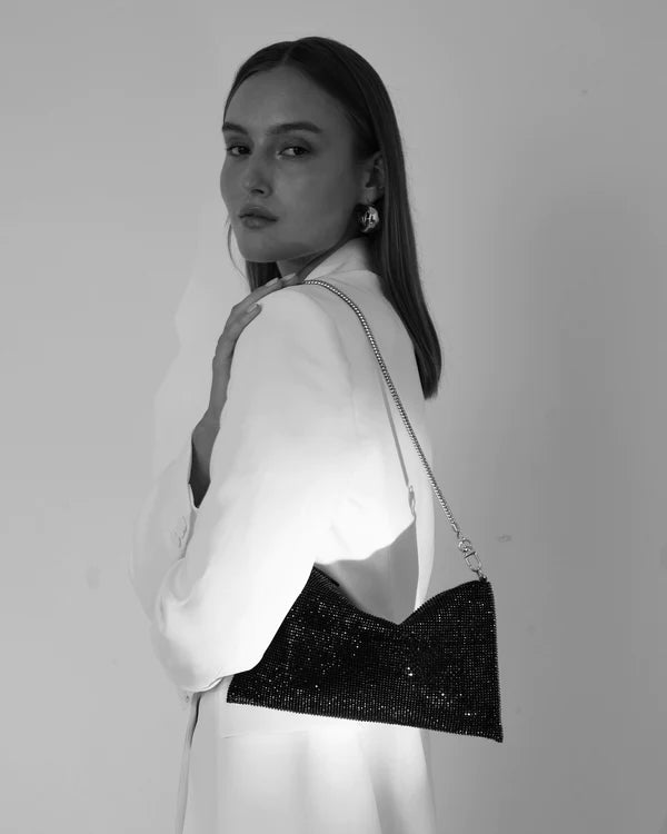 CRÊPE BAG CRYSTAL BLACK
