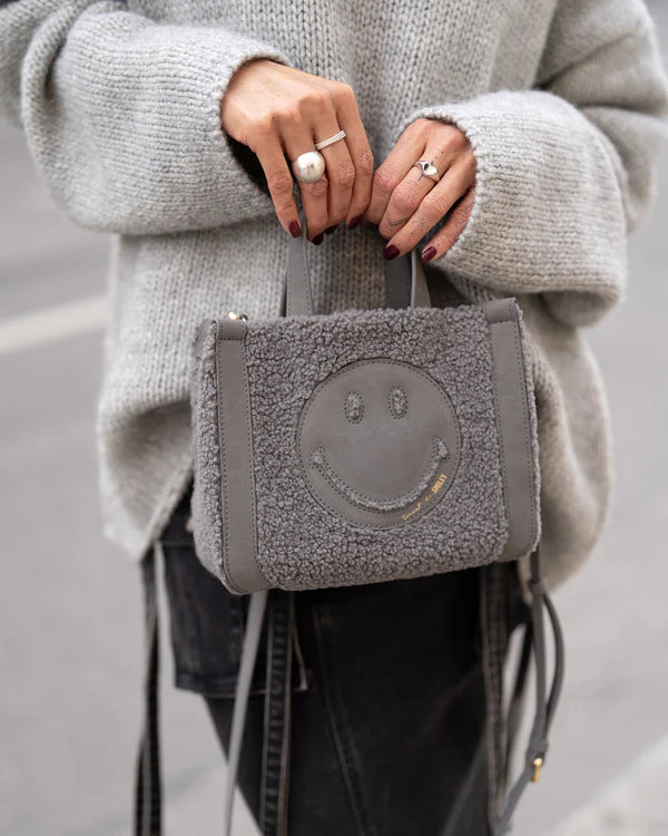 MINI TOTE SMILEY® GREY