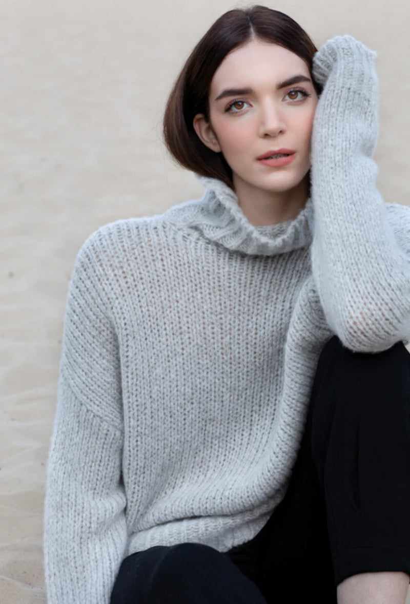 "GABRIELLE" SWEATER - MIST