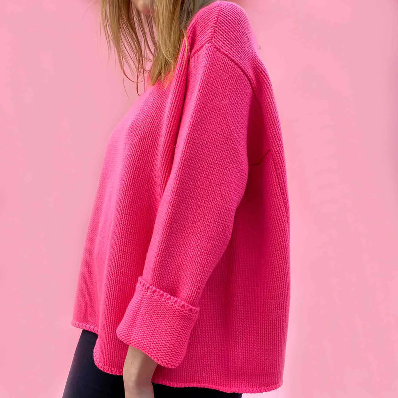 "COOL ISCHGL" SUMMER SWEATER - DAYGLOW
