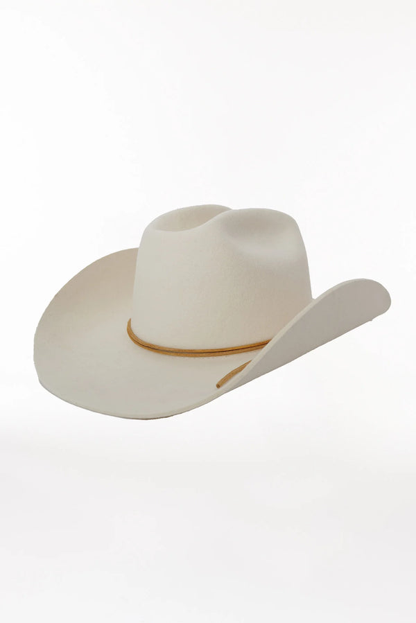 "Cowboy Hat" - WHITE