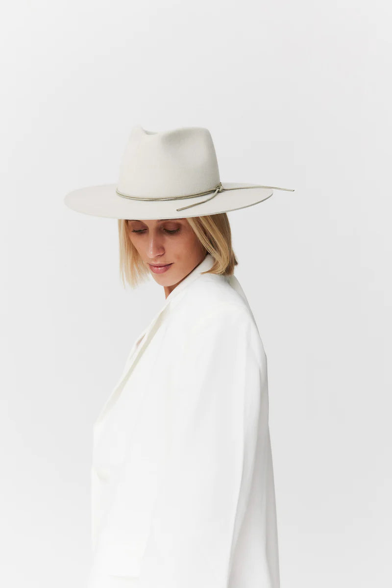 "Fedora Hat" - Light Grey