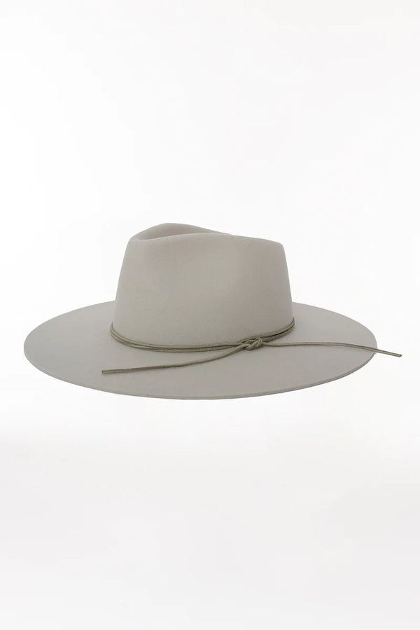 "Fedora Hat" - Light Grey