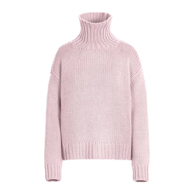 "GABRIELLE" SWEATER - POWDER