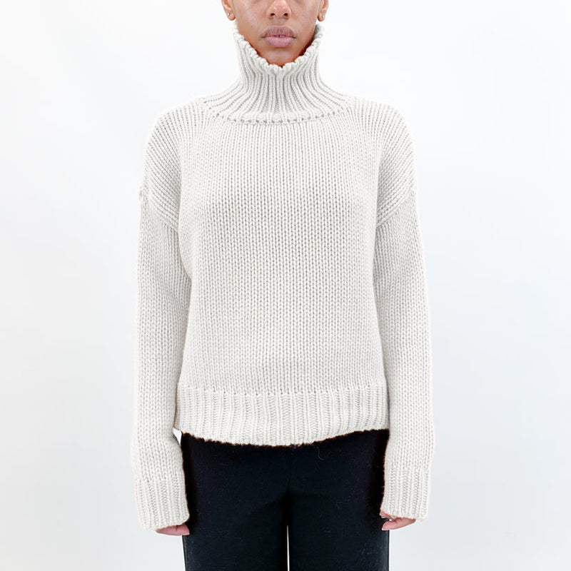 "GABRIELLE" SWEATER - CHALK