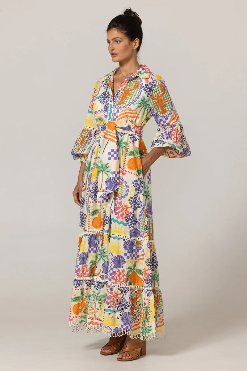 Lotus Long Dress