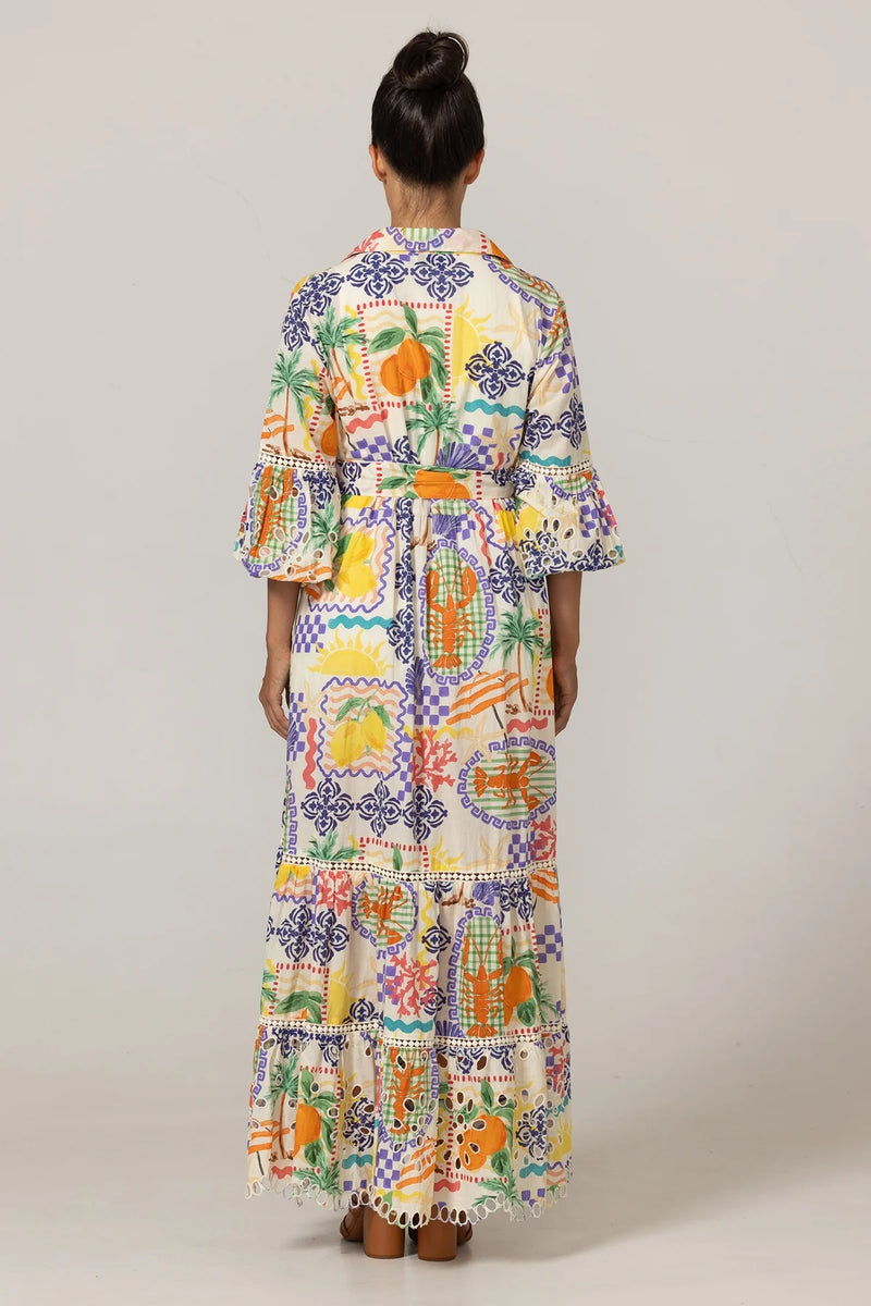 Lotus Long Dress