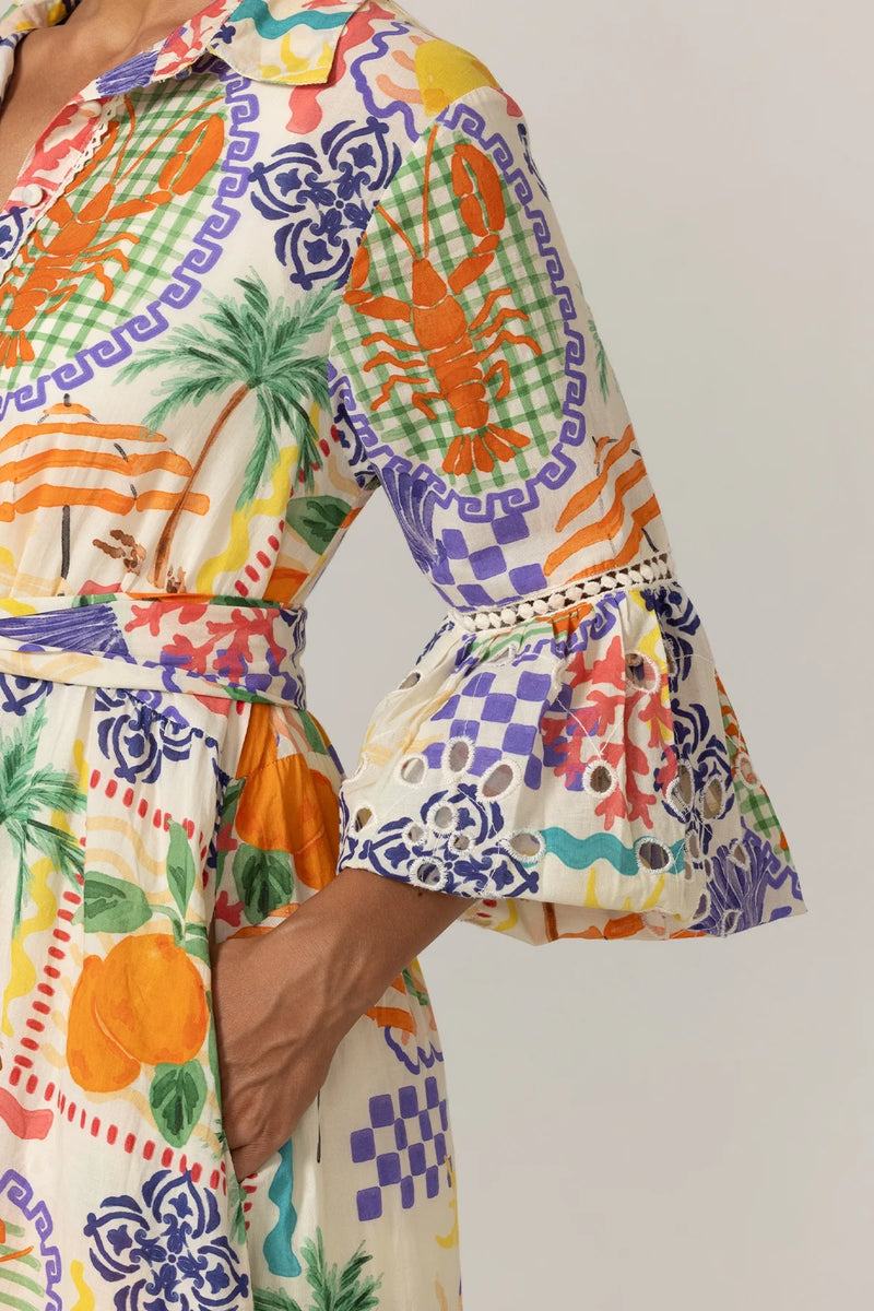 Lotus Long Dress