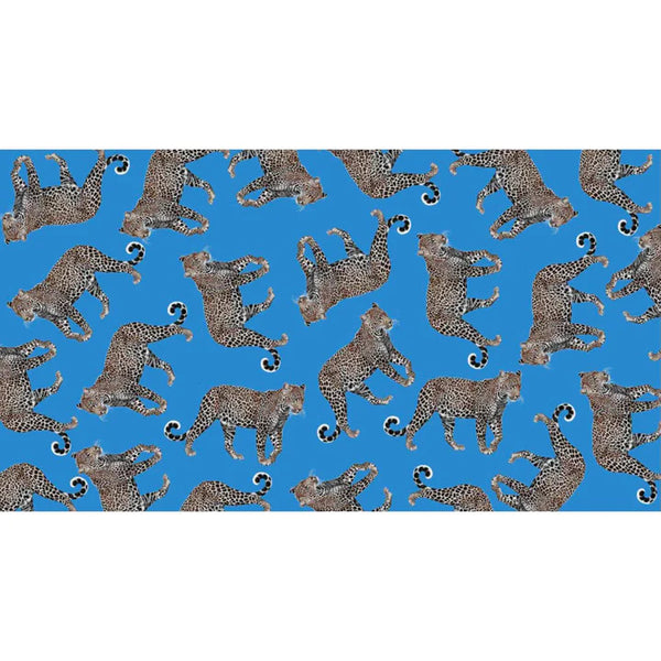 "LEOPARD NATURAL" – BLUE