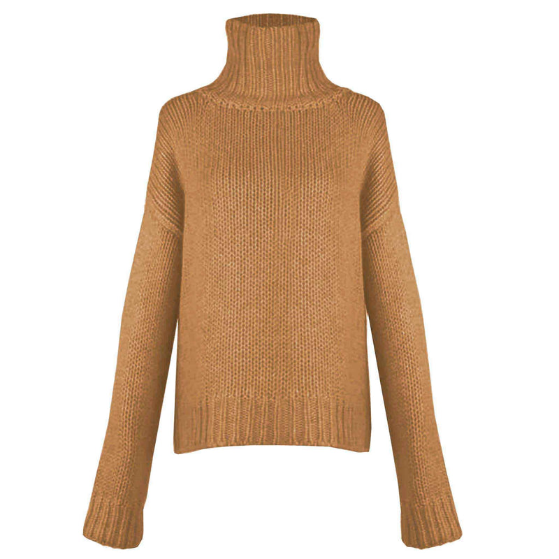 "GABRIELLE" SWEATER - CAMEL