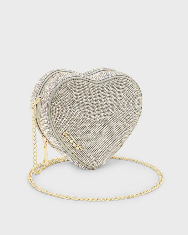 Midi Heart Bag Crystal