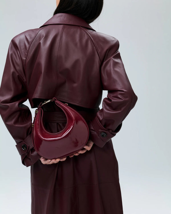 HALFMOON BAG BURGUNDY