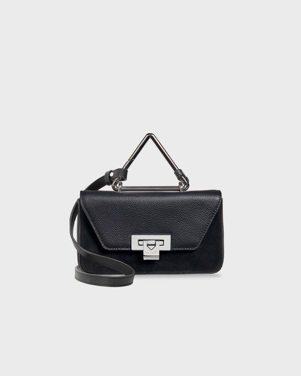 Toast Black Suede Silver