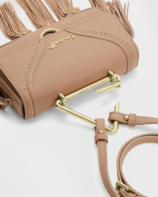 ● angelie ● TOAST BAG MINI / FRINGE Mini Fringe Bag | Ombre Tan | Fashionkind