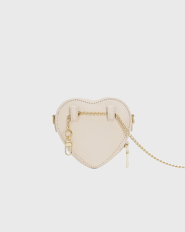 Mini Heart Bag Nude