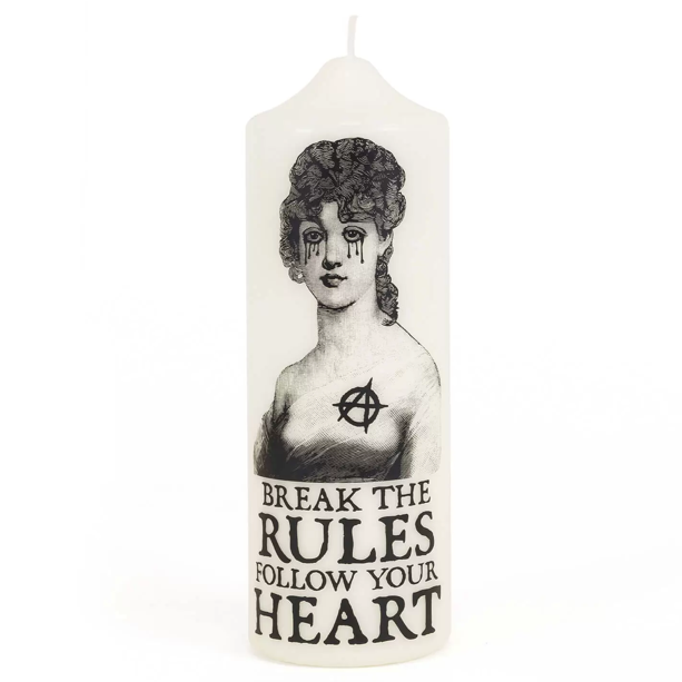 Break The Rules - Artistic Candle