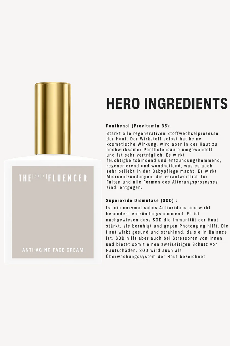 The Skinfluencer Anti-Aging Face Creme | 50ML