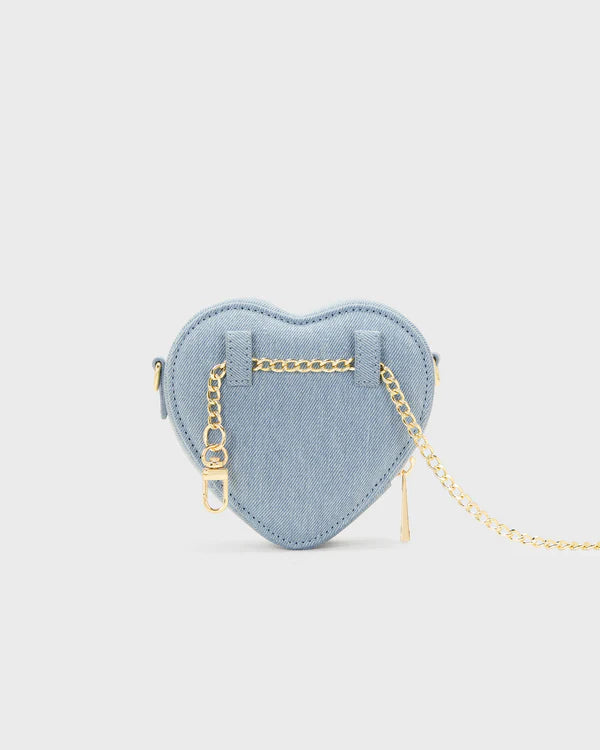 Mini Heart Bag Denim