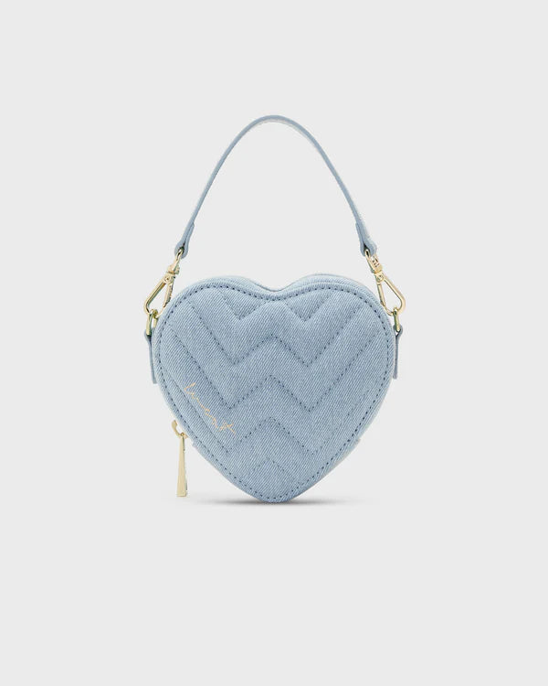 Mini Heart Bag Denim