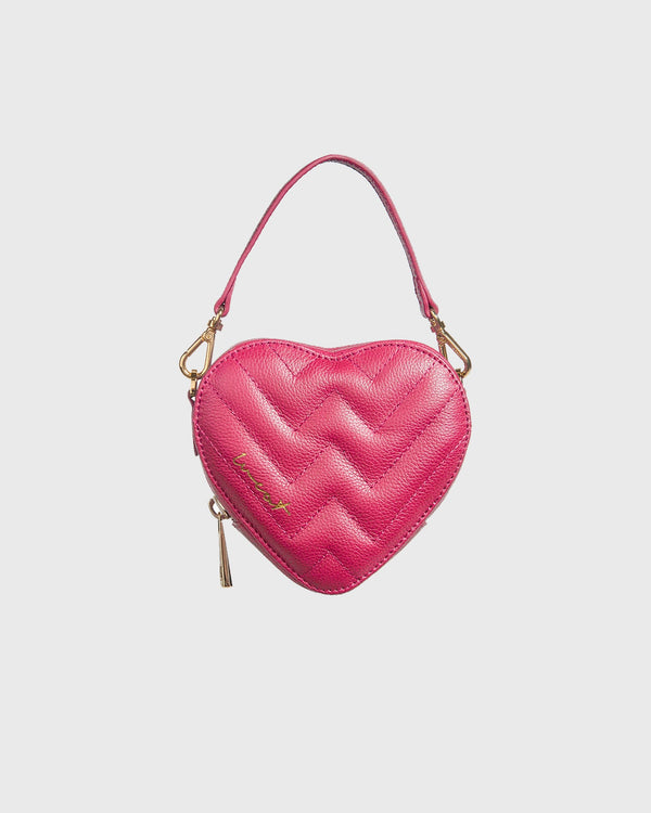 Mini Heart Bag Berry