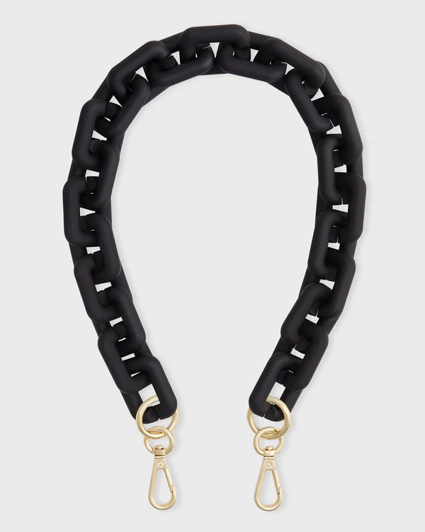 Chunky Chain Matt Black Gold