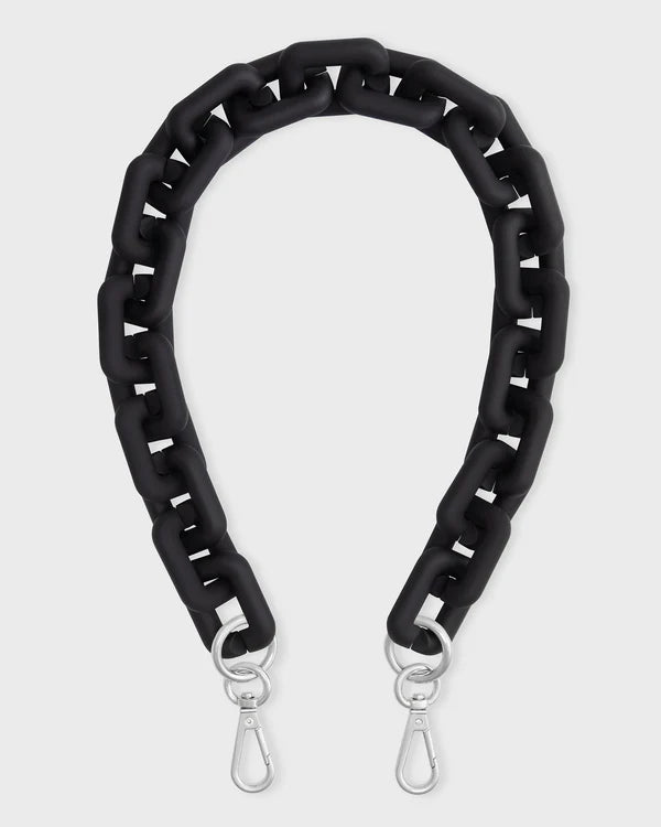 Chunky Chain Matt Black Silver